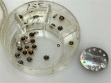 Genuine Rolex Watch Crowns and Dial Used