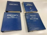 4 Seiko Watch Parts and Technical Guide Catalogs