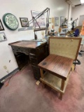 Wooden Watchmakers Desk with Drawers