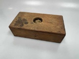 Brass Balance Scale with Oak Case