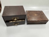 Metal Cabinets with Watch Main Springs Bulova and