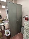 Vintage Metal 2 Door Utility Cabinet