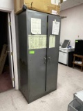 Vintage Metal 2 Door Utility Cabinet