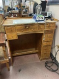 Wooden Watchmakers Bench with Drawers
