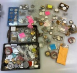 Large Assortment of Pocketwatch Parts