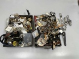 2 Trays of Assorted Watches and Parts