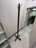 Vintage Wooden Pole Hall Tree