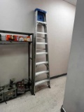 8' Werner Aluminum Step Ladder
