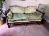 Ornate Mid-Century Modern Sofa