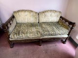 Ornate Mid-Century Modern Sofa