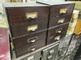 Metal 2 Drawer Watch Crystal Cabinets (4)