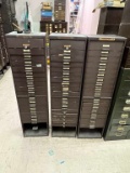 3 G-S Flexo Watch Crystal Cabinets with Crystals