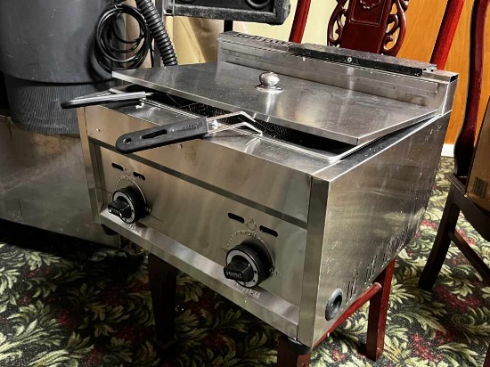 New Stainless Table Top Deep Fryer