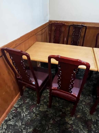 4 Top Table and 4 Chairs