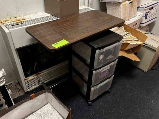 Small Table, Organizer, Server and Shredder