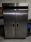 Delfield Stainless Steel 2 Door Refrigerator