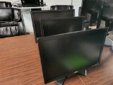 3 Dell Flat Screen Computer Monitors