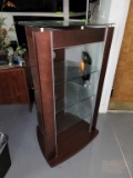 Display Stand with Glass Shelves