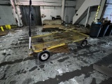 Heavy Duty Quad Steer Warehouse Cart