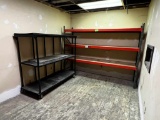 Large Shelving unit on Casters w/Pallet Racking