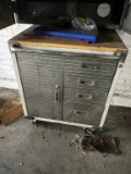 Rolling Metal Toolbox/Bench