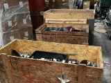 3 Crates of Assorted Conveyor Parts