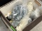 Box of Assorted Picture Frame Hardware