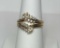 Pair of 14K Yellow Gold and Diamond Guard Rings