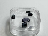 Natural Oval Blue Sapphires 7.89 Total Carats