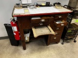 Antique Jewelers Or Watch Makers Desk or Bench