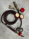Early Plumbers Torch with Gauge