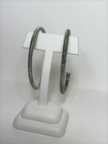 2 Sterling Silver Coiled Cuff Bracelets