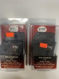 2 FOBUS Holsters for Ruger LCP & Kel-Tec w/ Laser