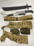 WWII & Others US Ammo & Utility Belts w/Pouches &