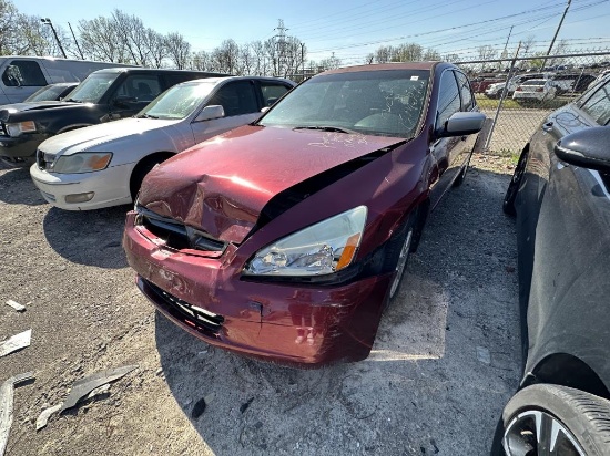 2004 Honda  Accord Tow# 4127