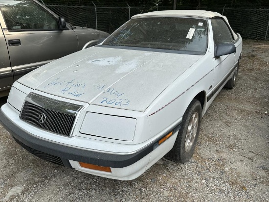 1989 Chrysler LeBaron Tow# 7884
