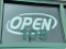 Light-up Open Sign for Window