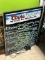 Coors Light Logo Menu Board