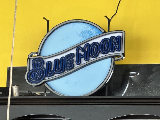 Blue Moon Neon Sign