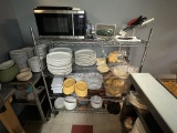 Short Metro Style Wire Shelf Unit on Casters