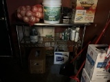 Metro Style Wire Shelf w/ Stainless Tabletop & Cas
