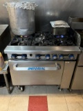 Imperial Commercial 6-Burner Gas Oven Range
