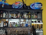 Wall Mount Liquor Display Shelves - Right Side