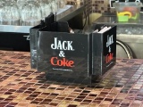 Jack Daniels & Coke Logo Napkin/Straw Bar Caddy