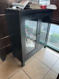 Glass Door Wooden Cabinet