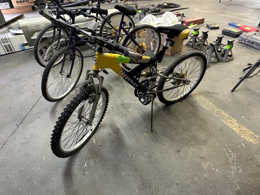 Rhino Mtn Edge Mountain Bike Yellow 21 Speed Proxibid