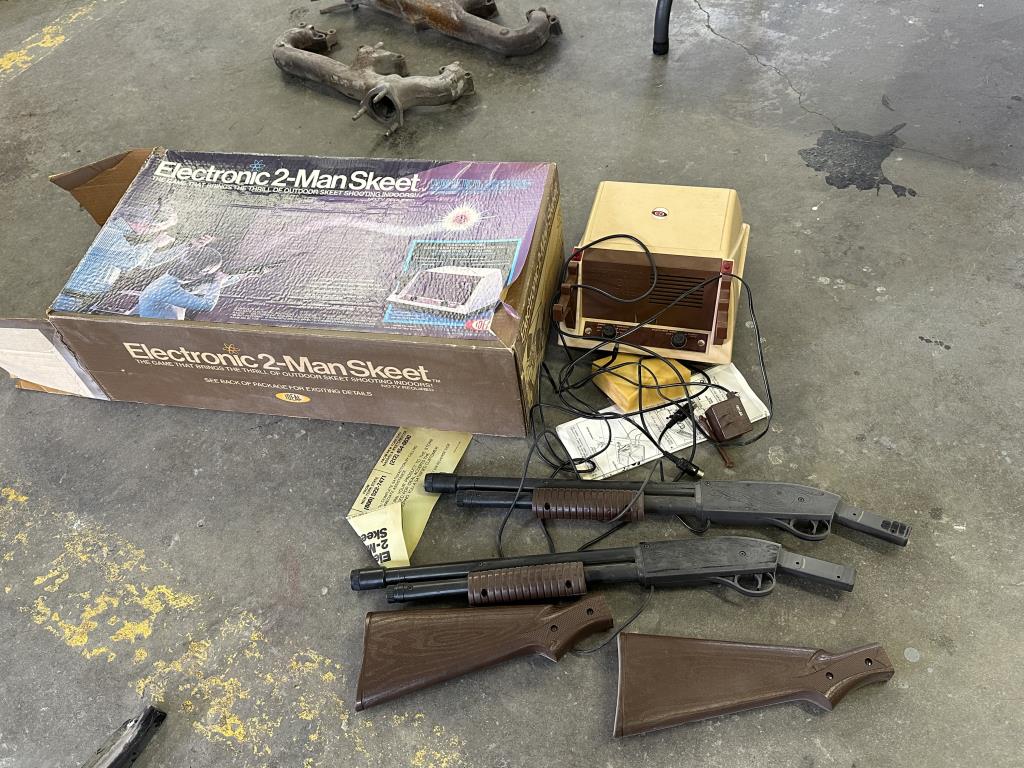 Electronic skeet cheap shooting game