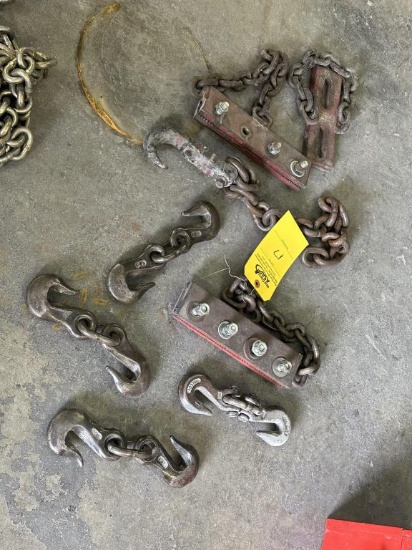 Lot of Pulley Hooks and Clamps of various sizes.