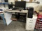 Computer & Desk Including B1165NFW Printer