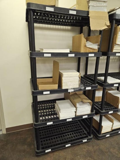 Heavy-Duty Plastic Shelf Organizers 6ft Tall
